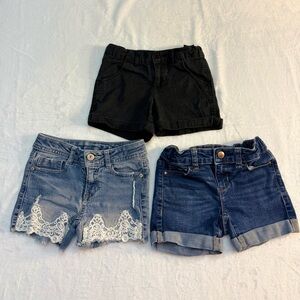 Bundle of Little Girls Size 6 Shorts